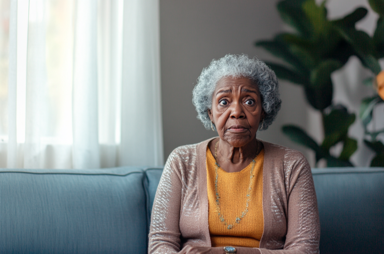 A shocked woman | Source: Midjourney